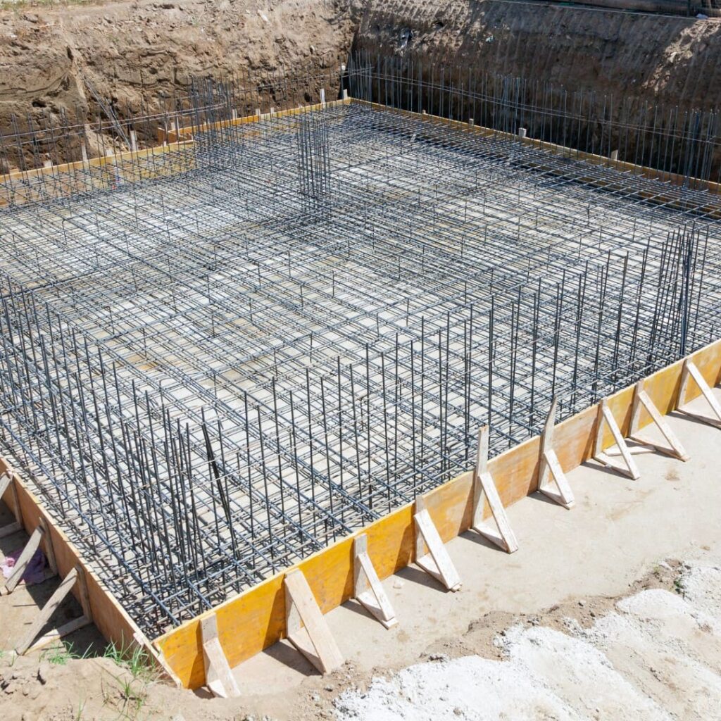 Concrete foundations Concrete foundations